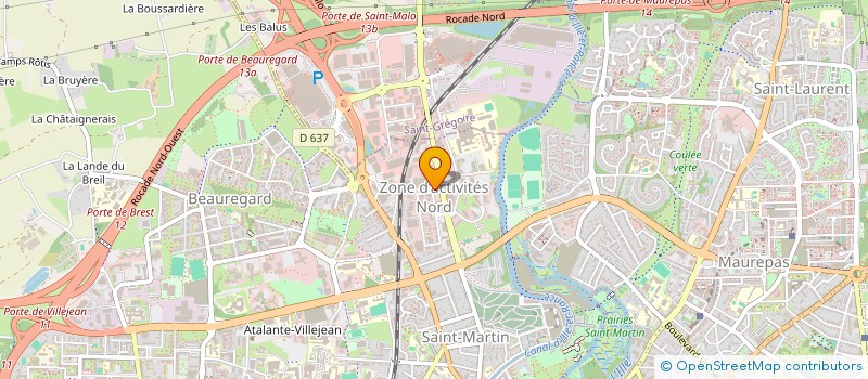 localisation de l'entreprise SOCOPI  RENNES