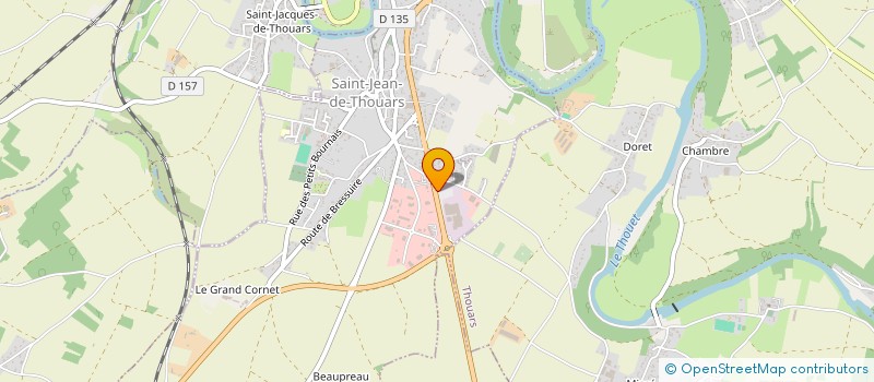 localisation de l'entreprise SOCOPLAN  SAINT-JEAN-DE-THOUARS