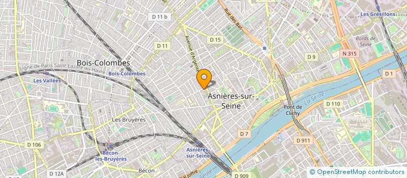 localisation de l'entreprise SOCOPLAST à ASNIERES-SUR-SEINE
