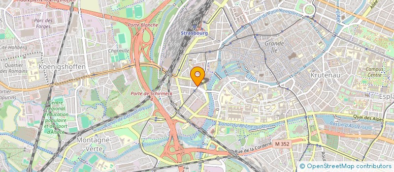 localisation de l'entreprise SOCOPOF à STRASBOURG
