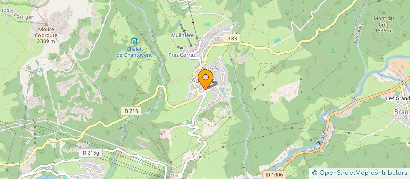 localisation de l'entreprise SOCOR  AUSSOIS