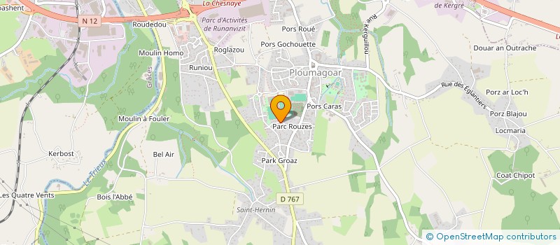 localisation de l'entreprise SOCORAYMI  PLOUMAGOAR