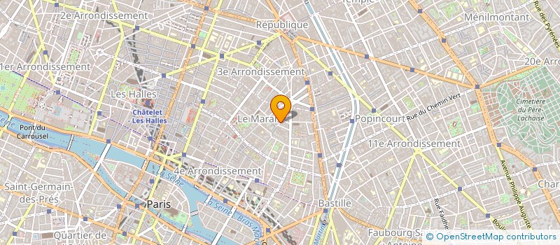 localisation de l'entreprise SOCOREB à PARIS