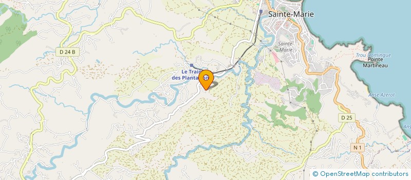 localisation de l'entreprise SOCOREBAT à SAINTE-MARIE