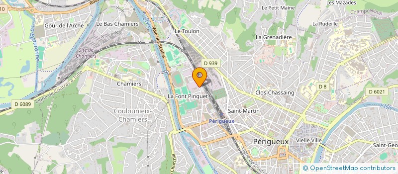 localisation de l'entreprise SOCOREBAT24  PERIGUEUX