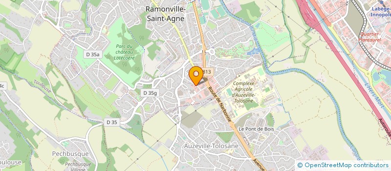 localisation de l'entreprise SOCOREM  RAMONVILLE-SAINT-AGNE