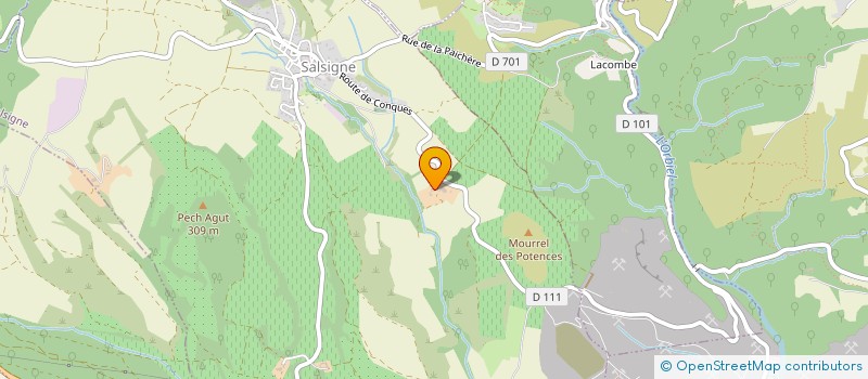 localisation de l'entreprise SOCOREP à SALSIGNE
