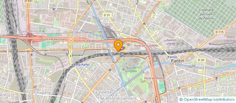localisation de l'entreprise SOCOREP DIFFUSION à PARIS