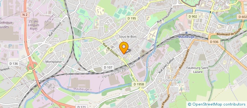 localisation de l'entreprise SOCOREP INTERNATIONAL à MAUBEUGE