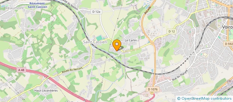 localisation de l'entreprise SOCOREP VOIRON à SAINT-CASSIEN