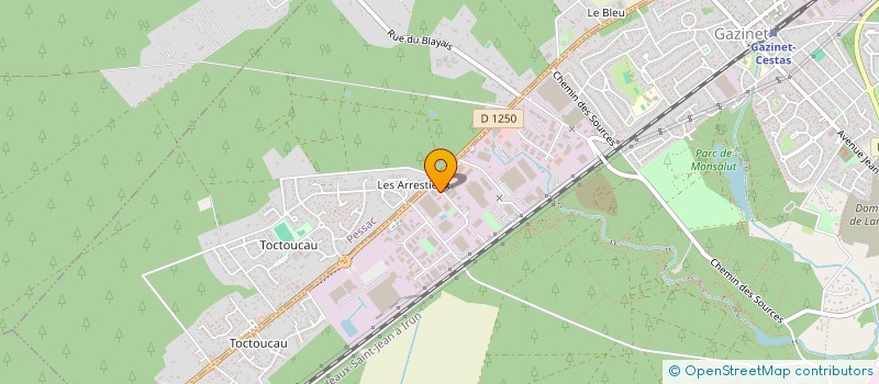 localisation de l'entreprise SOCORI à CESTAS