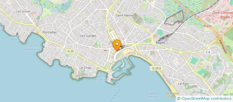 localisation de l'entreprise SOCOROY SARL  ROYAN