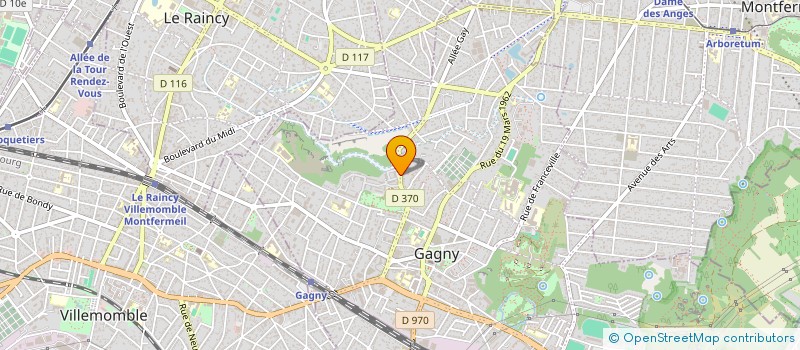 localisation de l'entreprise SOCORP  GAGNY