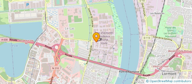 localisation de l'entreprise SOCOSA à BORDEAUX