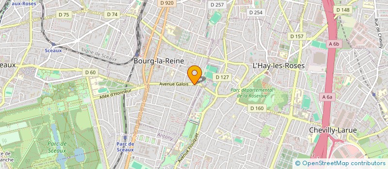 localisation de l'entreprise SOCOSERENTIS à BOURG-LA-REINE