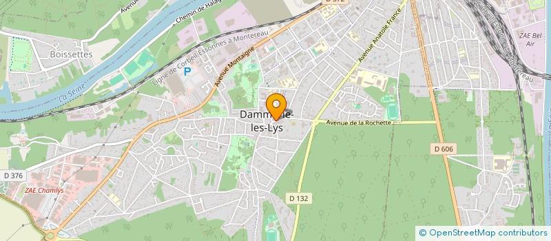 localisation de l'entreprise SOCOSYL à DAMMARIE-LES-LYS