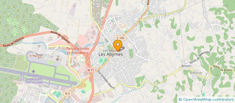 localisation de l'entreprise SOCOTAG TRANSP AUTO GUADELOUPE à LES ABYMES