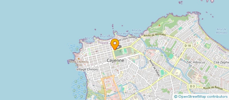 localisation de l'entreprise SOCOTEC GUYANE  CAYENNE