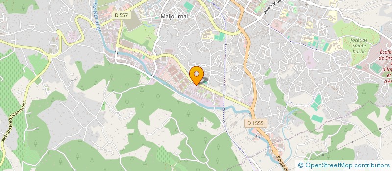 localisation de l'entreprise SOCOTHERM à DRAGUIGNAN