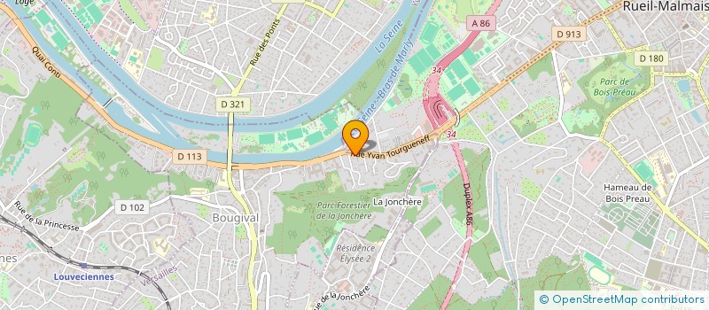 localisation de l'entreprise SOCOVAR  LE VESINET