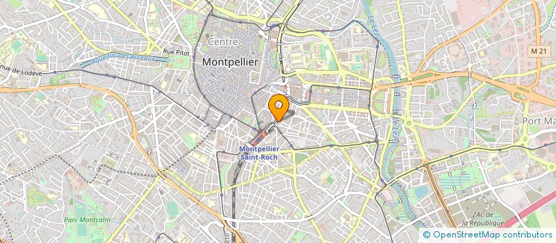 localisation de l'entreprise SOCOVIM SOC CONST VILLAS IMMEU à MONTPELLIER