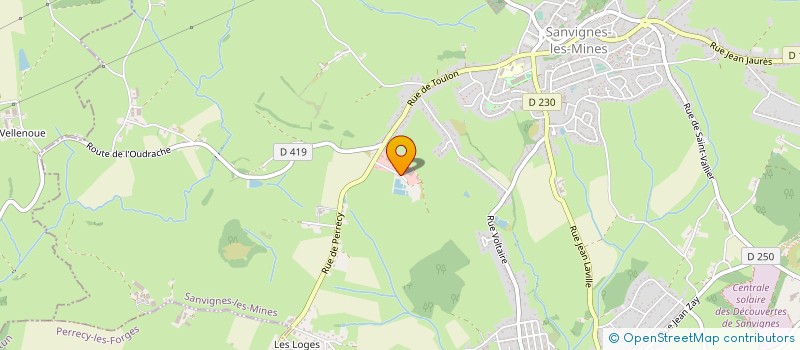 localisation de l'entreprise SOCOVO  SANVIGNES-LES-MINES