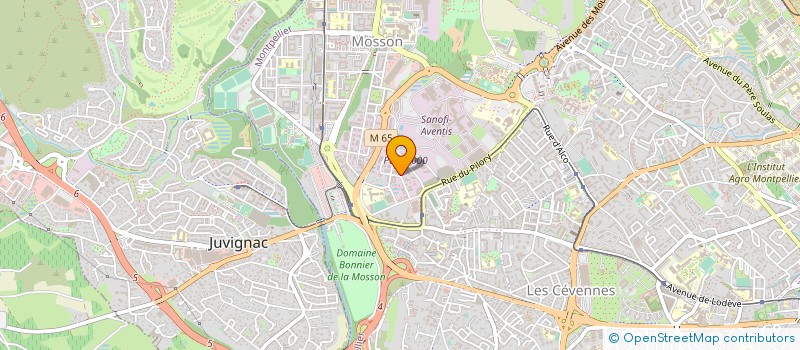 localisation de l'entreprise SOCPE DE CHAMPS PERDUS à MONTPELLIER