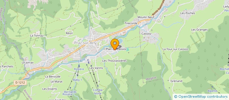 localisation de l'entreprise SOCQUET FILS  PRAZ-SUR-ARLY