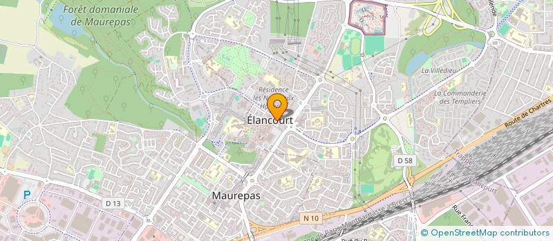 localisation de l'entreprise SOCRA FORMATION à ELANCOURT