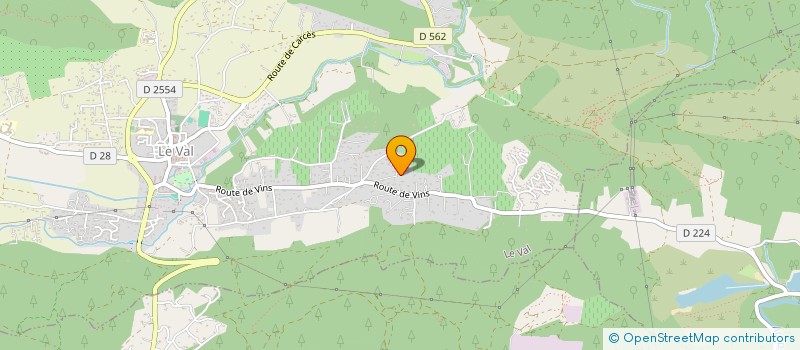 localisation de l'entreprise SOCRABAT  LE VAL