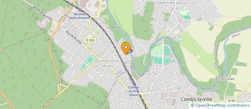 localisation de l'entreprise SOCRATA  QUINCY-SOUS-SENART