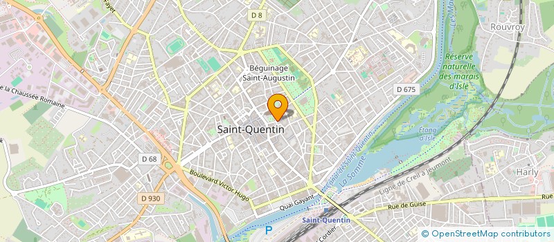 localisation de l'entreprise SOCRATE 02 à SAINT-QUENTIN