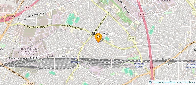 localisation de l'entreprise SOCRATE à LE BLANC-MESNIL