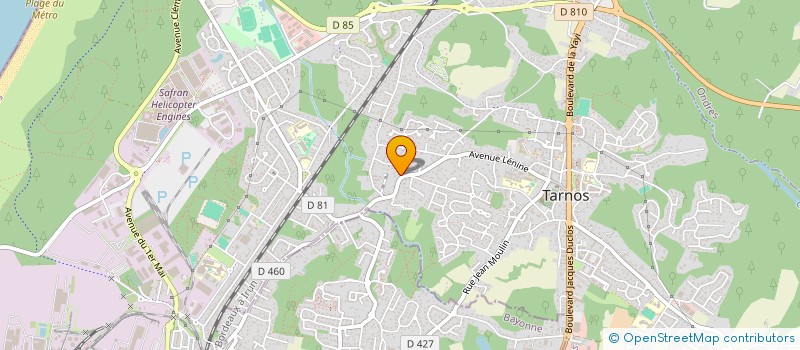 localisation de l'entreprise SOCRATE  TARNOS