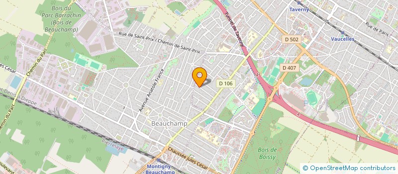 localisation de l'entreprise SOCRATE  TAVERNY