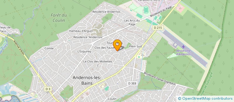 localisation de l'entreprise SOCRATE FINANCES  ANDERNOS-LES-BAINS