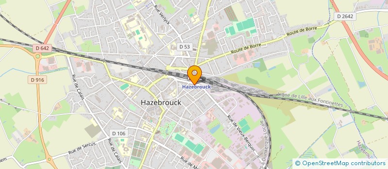localisation de l'entreprise SOCRATE IMMOBILIER  HAZEBROUCK