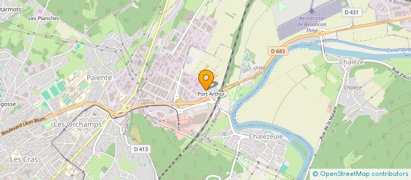 localisation de l'entreprise SOCREAL  THISE