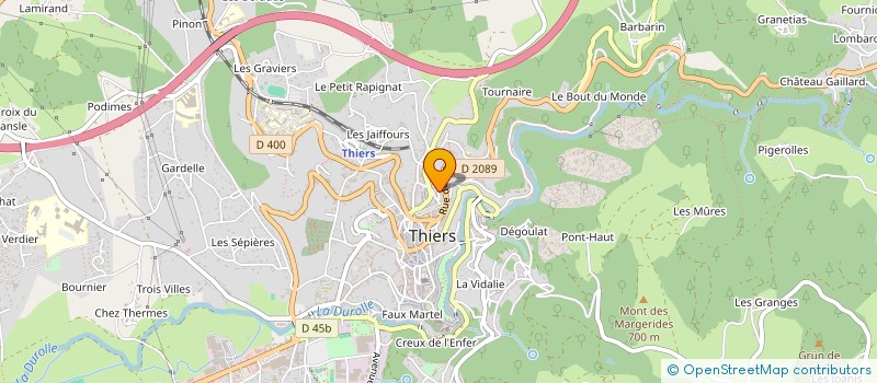 localisation de l'entreprise SOCREBAT à THIERS