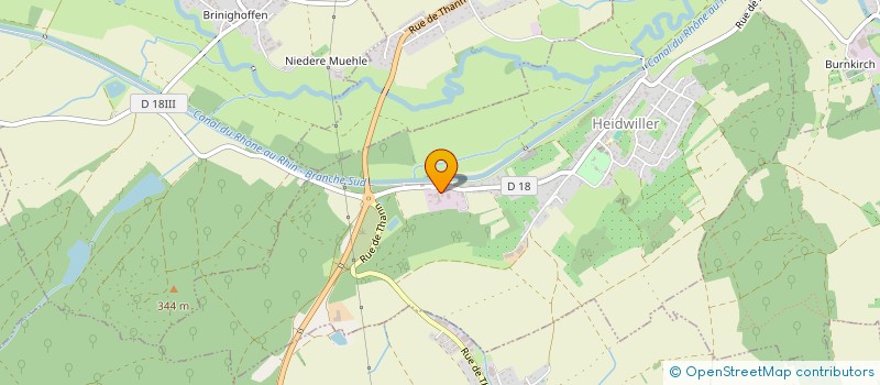 localisation de l'entreprise SOCREDA  HEIDWILLER