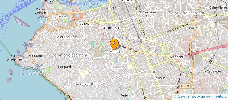 localisation de l'entreprise SOCRI à MARSEILLE