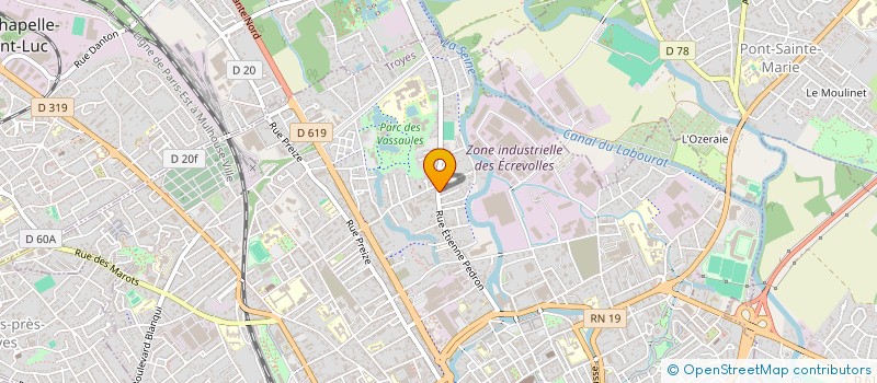 localisation de l'entreprise SOCRIDIF  TROYES