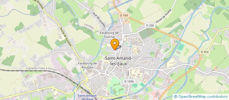 localisation de l'entreprise SOCRIPO  SAINT-AMAND-LES-EAUX