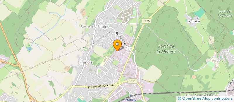 localisation de l'entreprise SOCRITECH à SERRE-LES-SAPINS