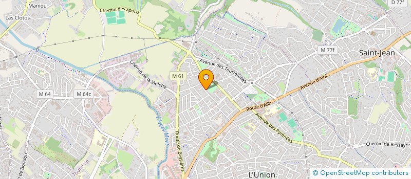 localisation de l'entreprise SOCRY à L'UNION