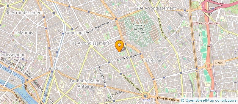 localisation de l'entreprise SOCYAL  PARIS