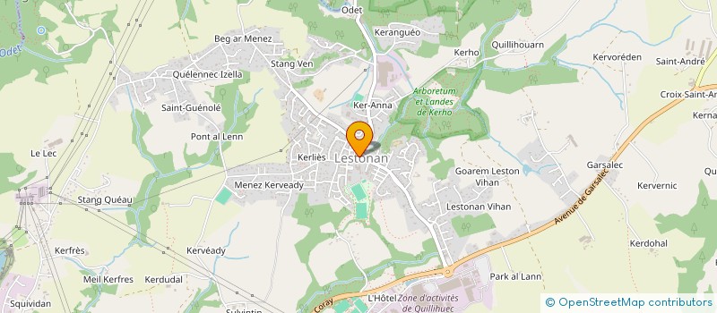 localisation de l'entreprise SOD  ERGUE-GABERIC