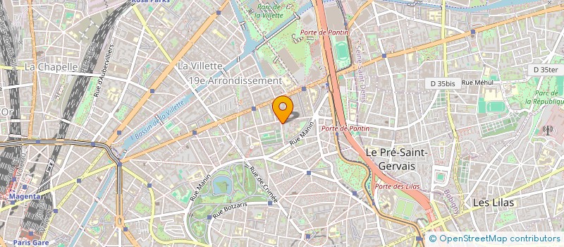 localisation de l'entreprise SOD EXPERTISE  PARIS