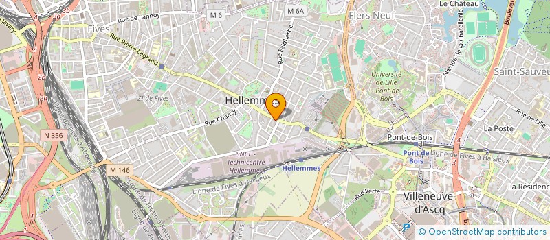 localisation de l'entreprise SOD H à LILLE