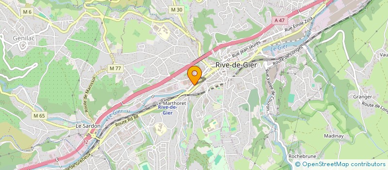 localisation de l'entreprise SOD'IMMO  SAINT-MARTIN-LA-PLAINE